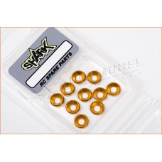 Anilhas Cónicas Alumínio M4 Gold Shark (10un.) Anilhas Cónicas Alumínio M4 Gold Shark (10un.)